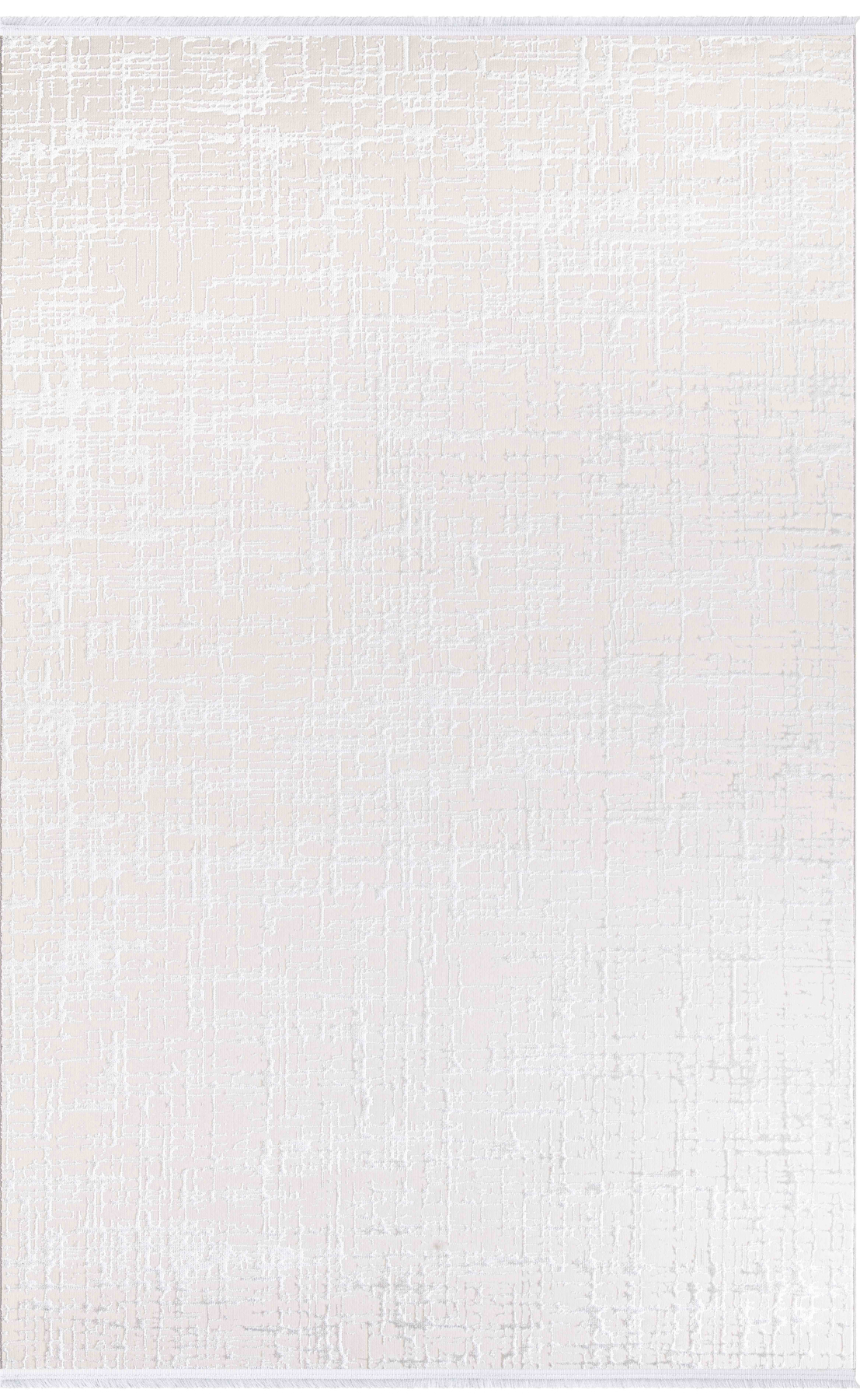 İpek Mekik Halı Sihir 17309 Krem 6 mm Polyester Toz Tutmaz Yıkanabilir İnce Kaymaz Pamuk Taban Geometrik Dikdörtgen Makine Dokuma Antre-Çocuk Odası-Salon-Yatak Odası Halısı 200x290 cm