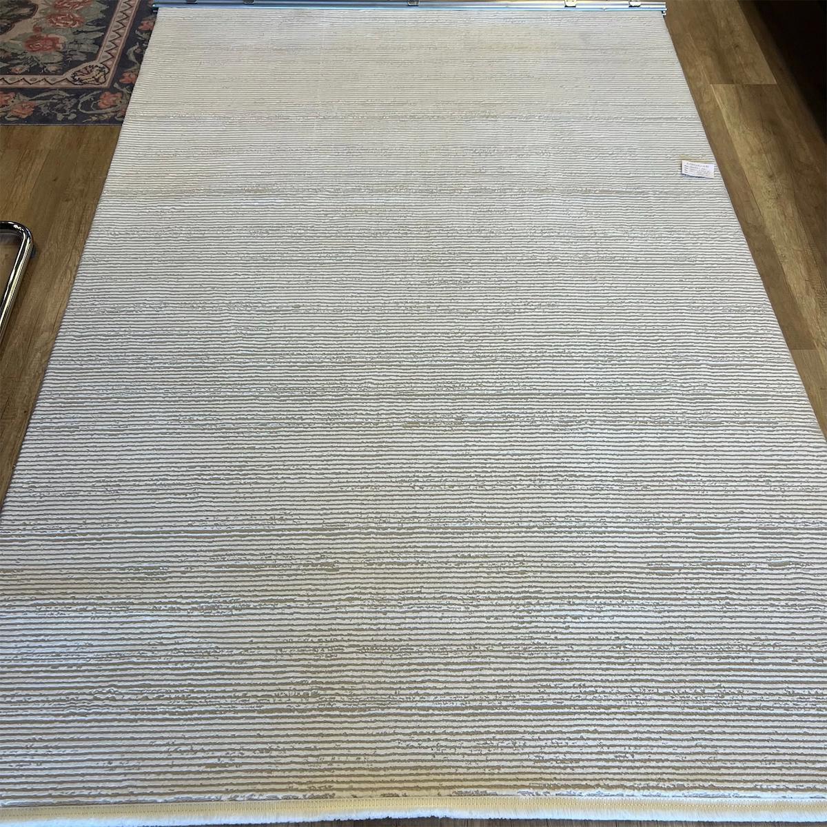 Hoom Rugs Infinity 2729 Beyaz 12 mm Mikropolyester Toz tutmaz Yıkanabilir Kalın Kaymaz Dikdörtgen Makine Dokuma Salon Halısı 120x180 cm