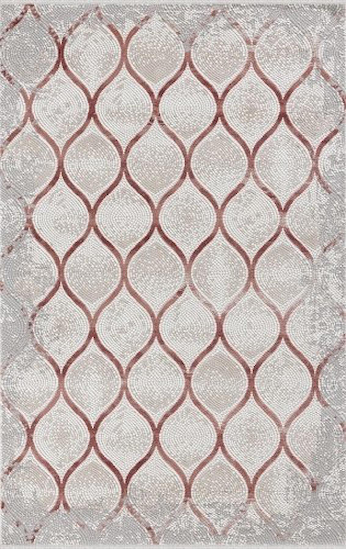 Merinos Therapy 19111 Krem 12 mm Viskon Yumuşak Yıkanabilir Kalın Kaymaz Dikdörtgen Makine Dokuma Salon Halısı 100x300 cm