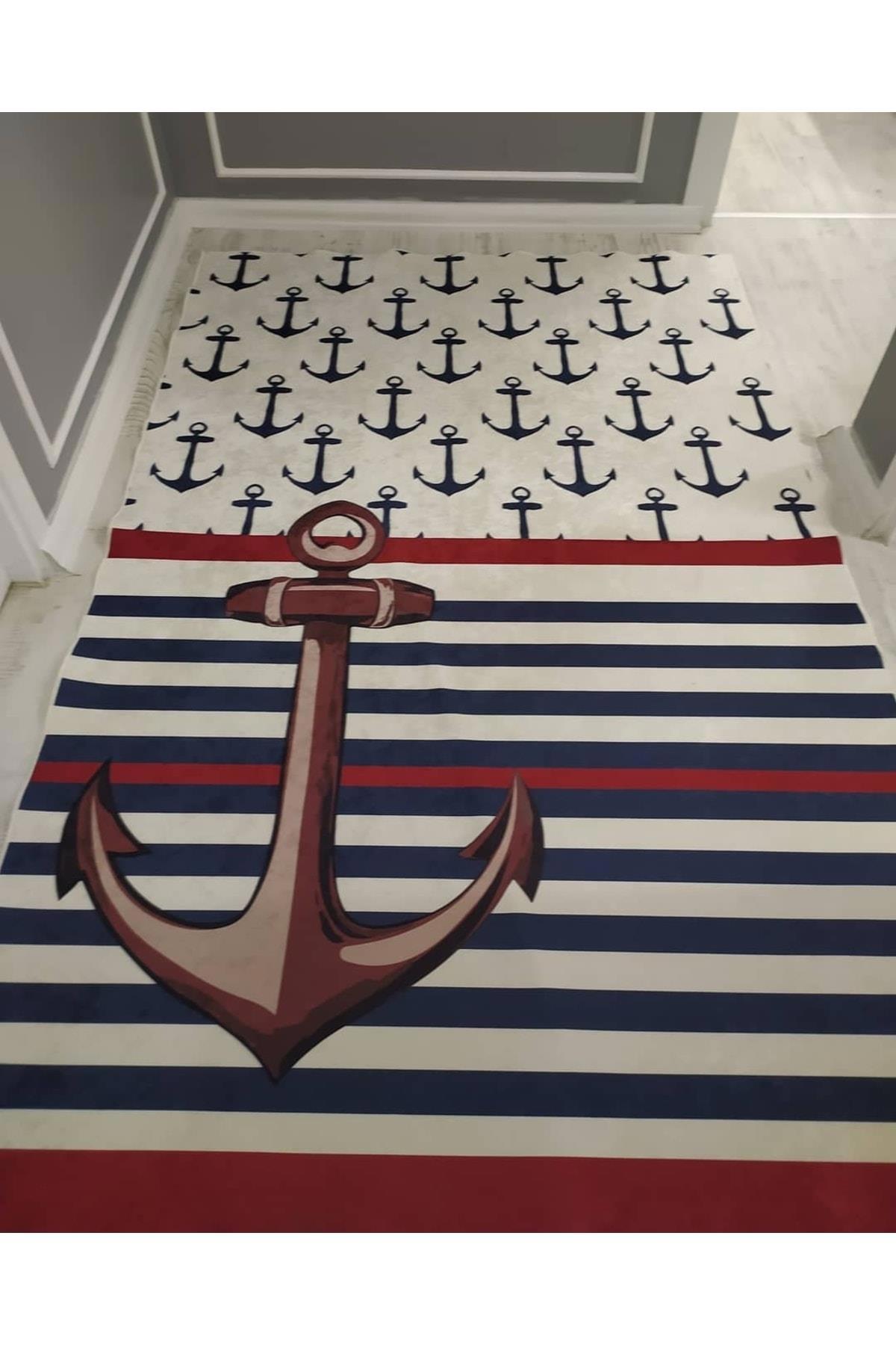Doruklar Home Collection DRK8088 Çok Renkli 0.7 mm Polyester Antibakteriyel Yıkanabilir İnce Kaymaz Taban Dikdörtgen Makine Dokuma Çocuk Odası Halısı 180x180 cm