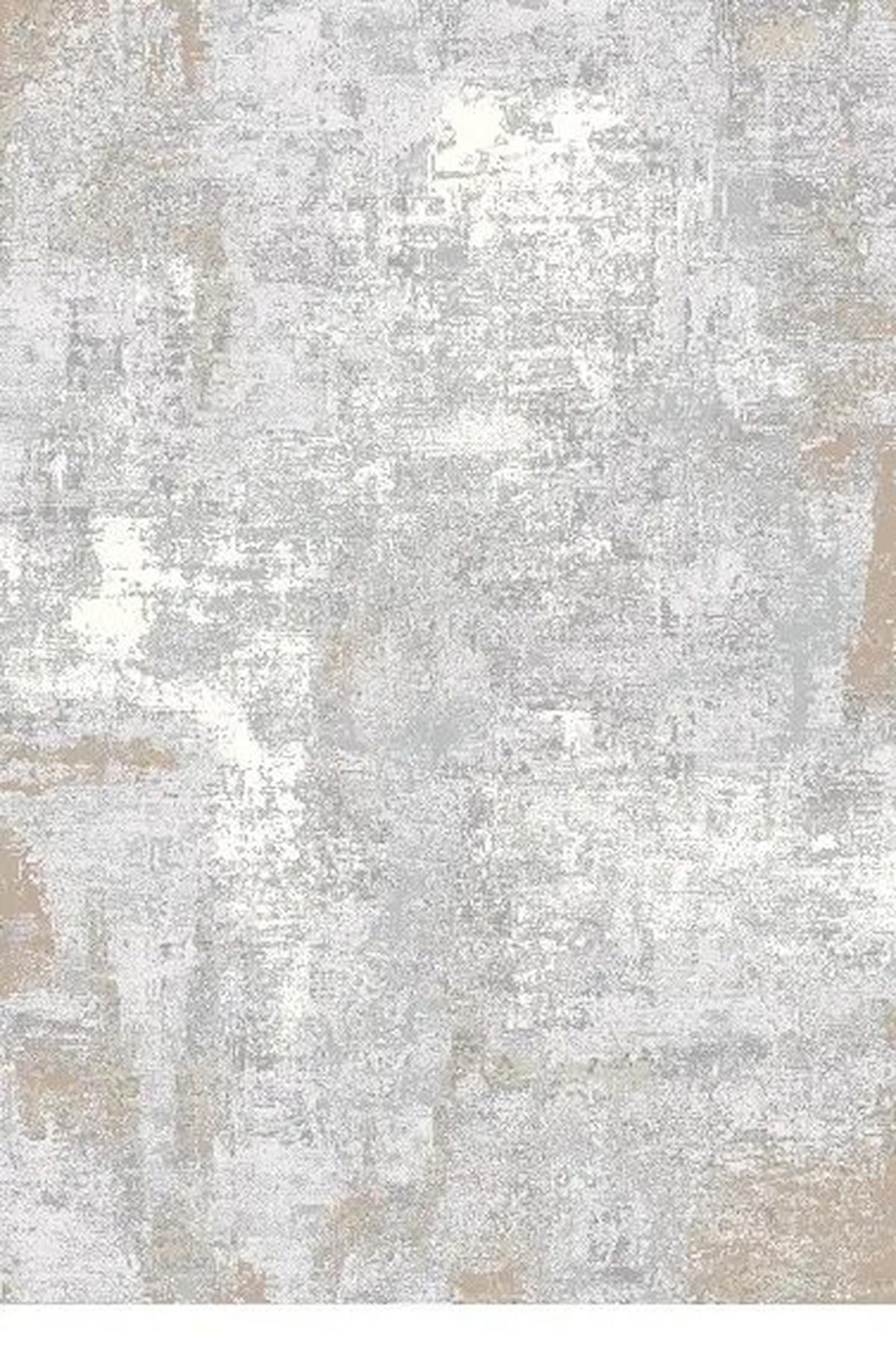 Kreasyon Halı MD006 Krem 8 mm Akrilik Yıkanabilir Kalın Dikdörtgen Makine Dokuma Salon Halısı 150x233 cm