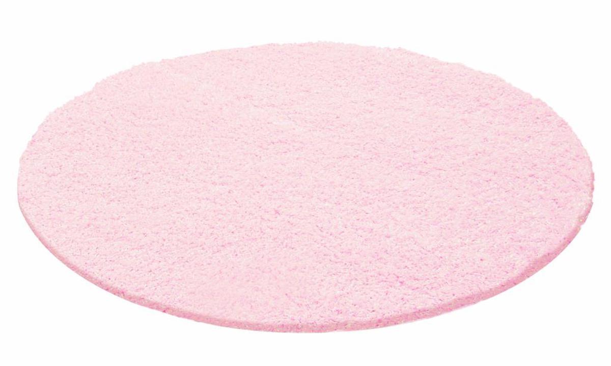 Red Halı Life 1500 Pembe 30 mm Polipropilen Toz Tutmaz Yıkanabilir Kalın Kaymaz Yuvarlak Makine Dokuma Salon Halısı 100x500 cm