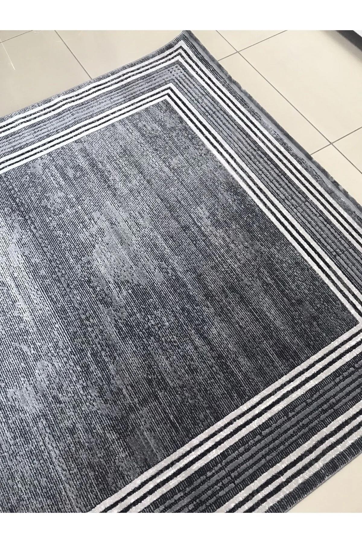 Merinos Therapy 36128 Çok Renkli Yıkanabilir Kaymaz Dikdörtgen Makine Dokuma Salon Halısı 160x230 cm