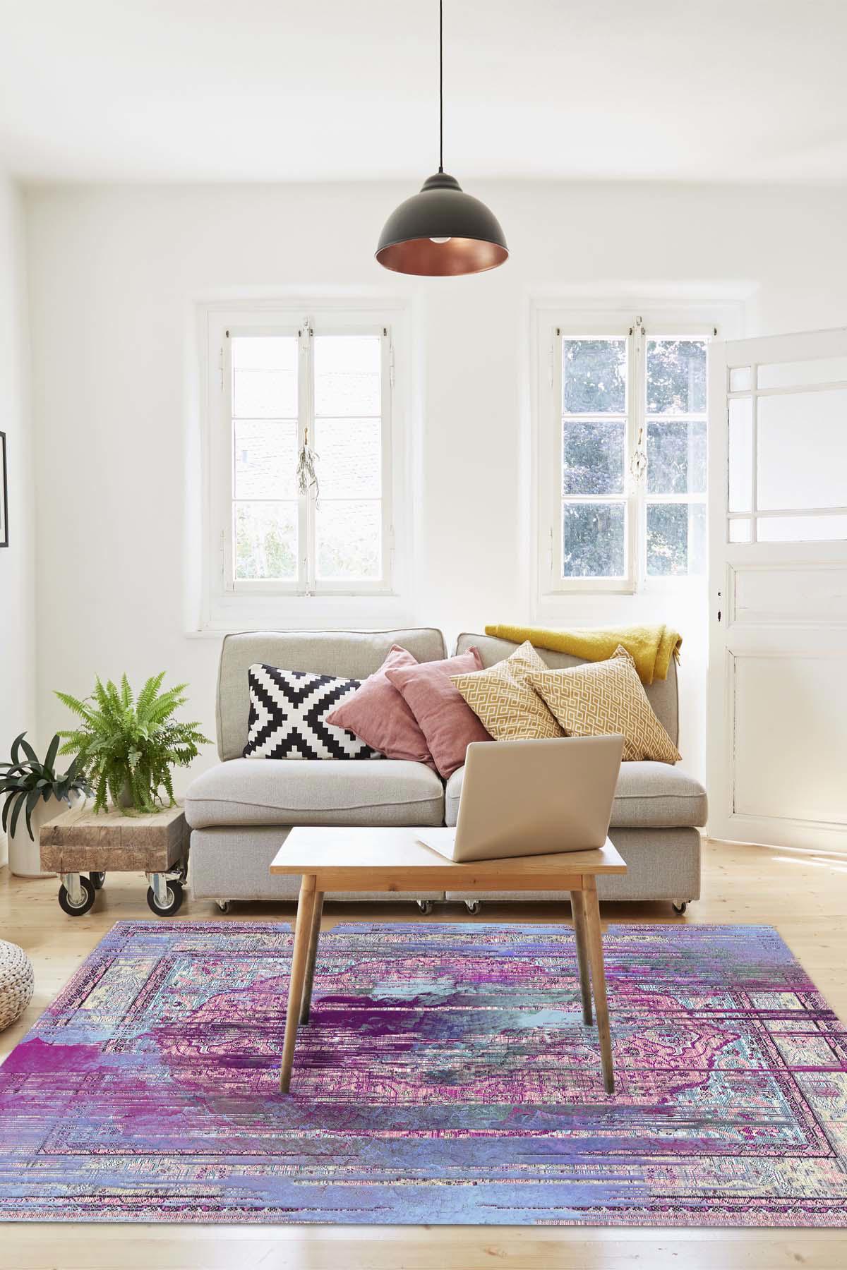 Latte Dizayn Justice Krem 0.5 mm Pamuk Antibakteriyel Yıkanabilir İnce Kaymaz Pamuk Taban Dikdörtgen Makine Dokuma Salon Halısı 80x300 cm
