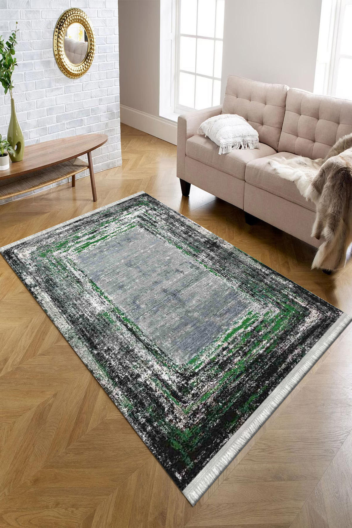 Kreatif Halı Kırmızı 4 mm Polyester Antibakteriyel Yıkanabilir İnce Kaymaz Pamuk Taban Dikdörtgen Makine Dokuma Salon Halısı 100x300 cm