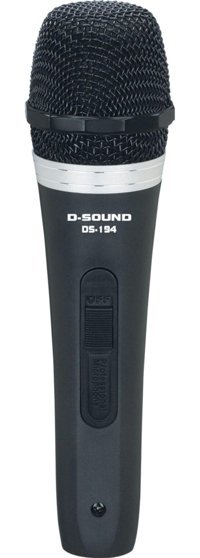 D-Sound DS-194 Dinamik 6.3 mm Kablolu Gri El Mikrofon