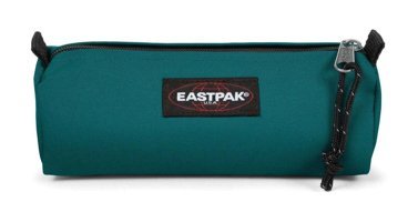 Eastpak Benchmark Yeşil Düz Bez Tek Gözlü Silindir Cüzdan Kalemlik