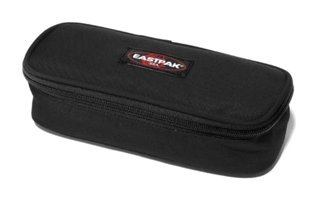 Eastpak Oval Siyah Düz Bez Tek Gözlü Oval Cüzdan Kalemlik