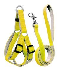 Markapet 60-110 cm Ayarlanabilir Göğüs H Tipi Köpek Tasması Sarı