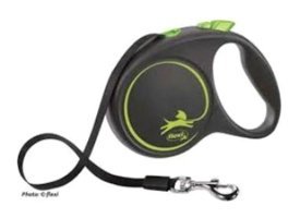 Flexi Black Desing L Makaralı Ayarlanabilir Köpek Tasması Yeşil