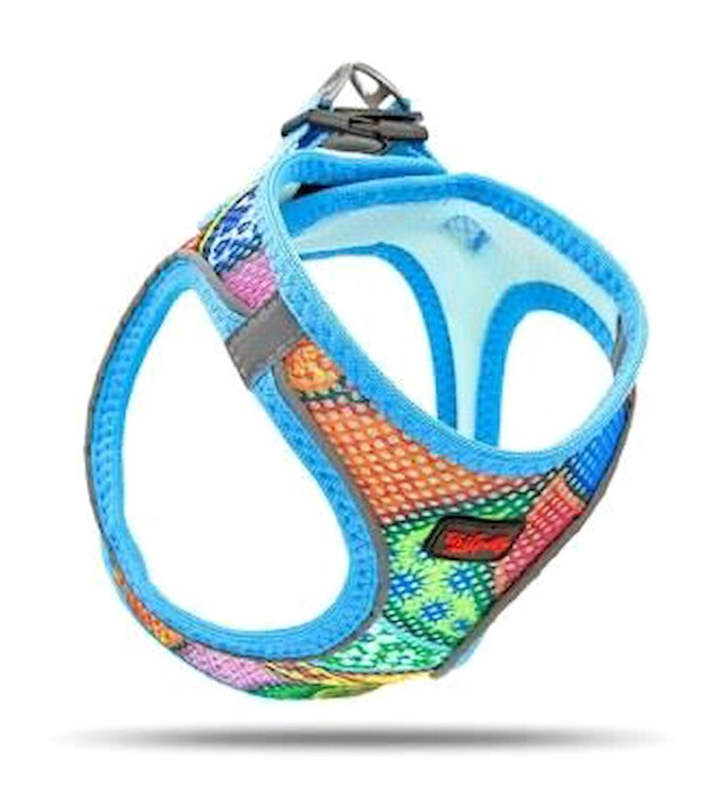 Tailpetz Air Mesh Harness XS Ayarlanabilir Göğüs H Tipi Köpek Tasması Çok Renkli