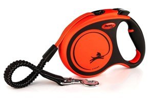 Flexi Xtreme Otomatik M Makaralı Ayarlanabilir Köpek Tasması Turuncu