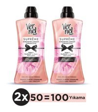 Vernel Supreme Romance Konsantre Çiçek 100 Yıkama Yumuşatıcı 2x1.2 lt