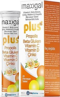Maxigal Aromasız Unisex Vitamin 20 Tablet