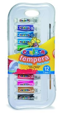 Carioca Tüp Çok Renkli 12x7.5 ml Guaj Boya Seti