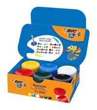 Bic Kids Çok Renkli 6x20 ml Guaj Boya Seti