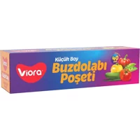 Viora Küçük Kilitli Buz Dolabı Poşeti 40 Adet