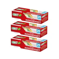 Ecomix Orta Buz Dolabı Poşeti 3x20 Adet