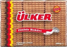 Ülker Pötibör Sade Bisküvi 12x450 gr