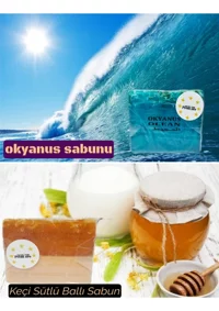 Monsieur Premiere El Yapımı Organik Okyanus-Keçi Sütlü-Ballı Katı Sabun 2x120 gr