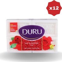 Duru Saf Doğal Gül Katı Sabun 12x200 gr