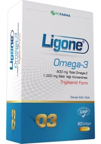 Ligone Omega-3 Portakal Yetişkin 60 Adet