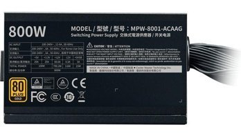 Cooler Master G800 MPW-8001-ACAAG-NL 800 W 80+ Gold Non Modüler Power Supply