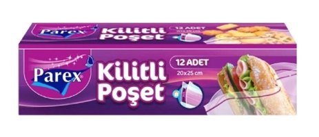 Parex Kilitli Buz Dolabı Poşeti 15 Adet