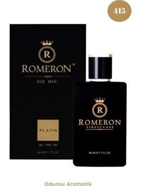 Romeron 415 Platin EDP Çiçeksi-Meyveli Erkek Parfüm 50 ml