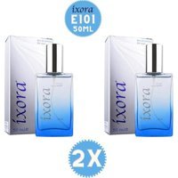 Ixora E101 King EDP Bergamot-Fresh Erkek Parfüm 2x50 ml