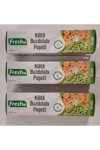 Fresh Up Orta Kilitli Buz Dolabı Poşeti 3 Adet