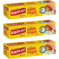 Koroplast Küçük Kilitli Buz Dolabı Poşeti 3x12 Adet
