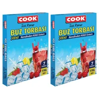 Cook Orta Kilitli Buz Torbası 2x7 Adet