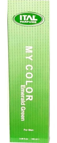 Ital Emerland Green EDT Çikolata-Sandal Erkek Parfüm 100 ml