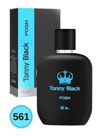 Tonny Black 561 Posh EDP Fresh-Oryantal Erkek Parfüm 50 ml