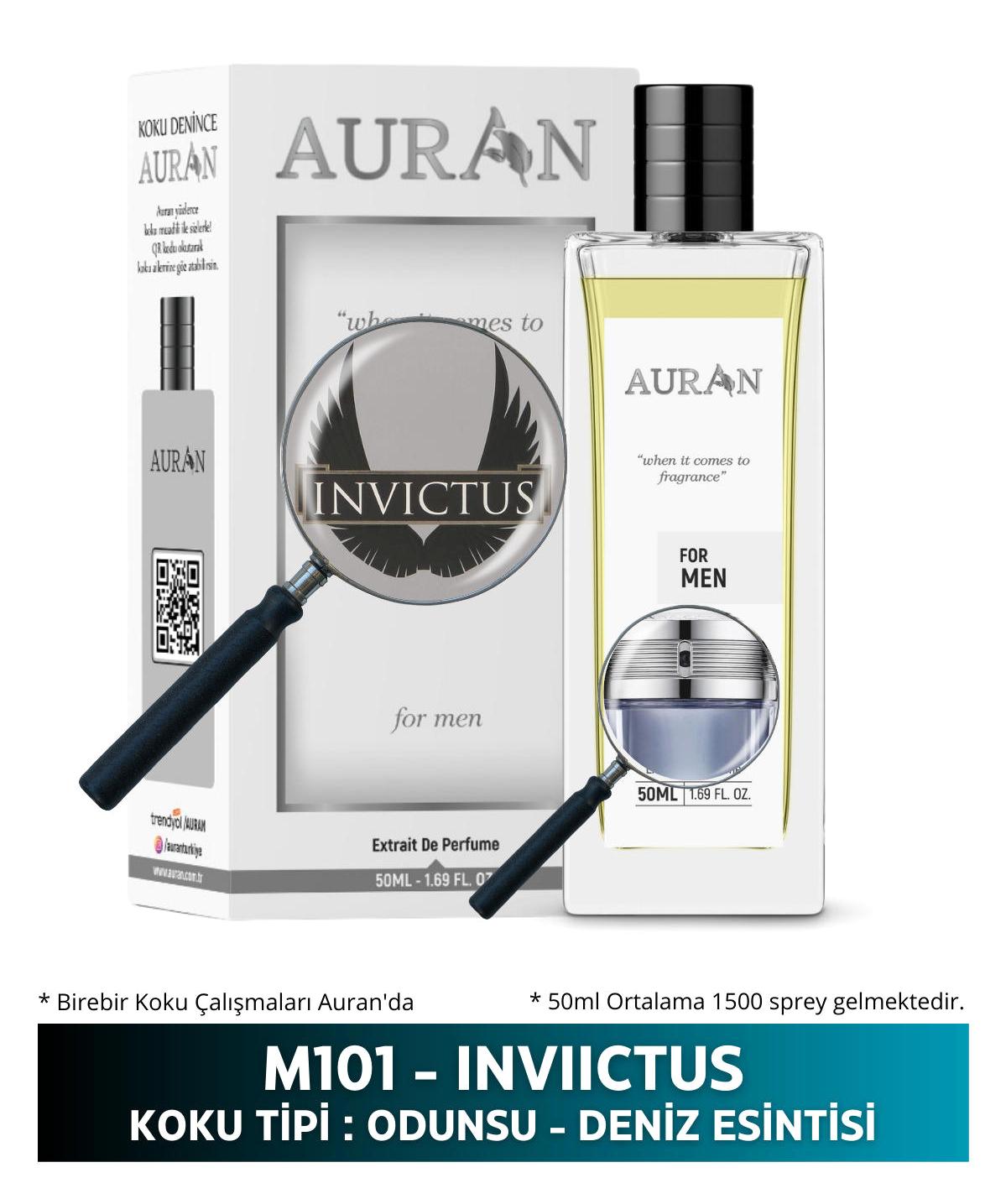 Auran M101 Baharatlı-Odunsu Erkek Parfüm 50 ml