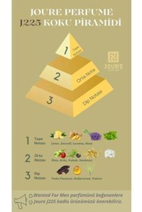 Joure Perfume J225 EDP Bergamot-Odunsu Erkek Parfüm 50 ml