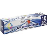Egeline Orta Kilitli Buz Dolabı Poşeti 10 Adet