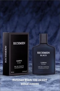 Gabrini Richmen Black For EDT Çiçeksi-Odunsu Erkek Parfüm 100 ml