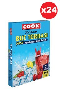 Cook Orta Kilitli Buz Torbası 7x24 Adet