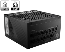 MSI MPG A850G GEN5 850 W 80+ Gold Tam Modüler Powersupply