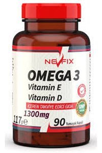 Flx Omega 3 Yetişkin 90 Adet Nevfix Vitamin C Quercetin