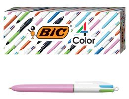 Bic 4 Renkli 1.0 mm Çok Renkli 4'lü Tükenmez Kalem Seti