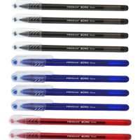 Pensan 3 Renkli 1.0 mm Çok Renkli 10'lu Tükenmez Kalem Seti