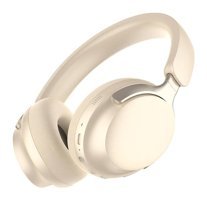 Lapas LP-HD001 5.4 Silikonlu Kablosuz Kulak Üstü Bluetooth Kulaklık Krem