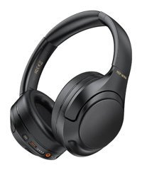 Recci REP-W86 5.3 Silikonlu Gürültü Önleyici Kablosuz Kulak Üstü Bluetooth Kulaklık Siyah