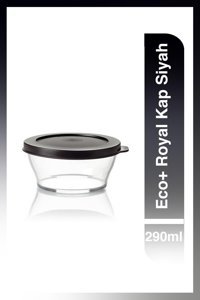 Tupperware Eco+ Royal Yuvarlak Cam Saklama Kabı 290 ml