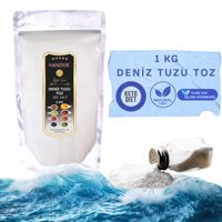 Hanzade Bitkisel İyotsuz Toz Deniz Tuzu Paket 1 kg
