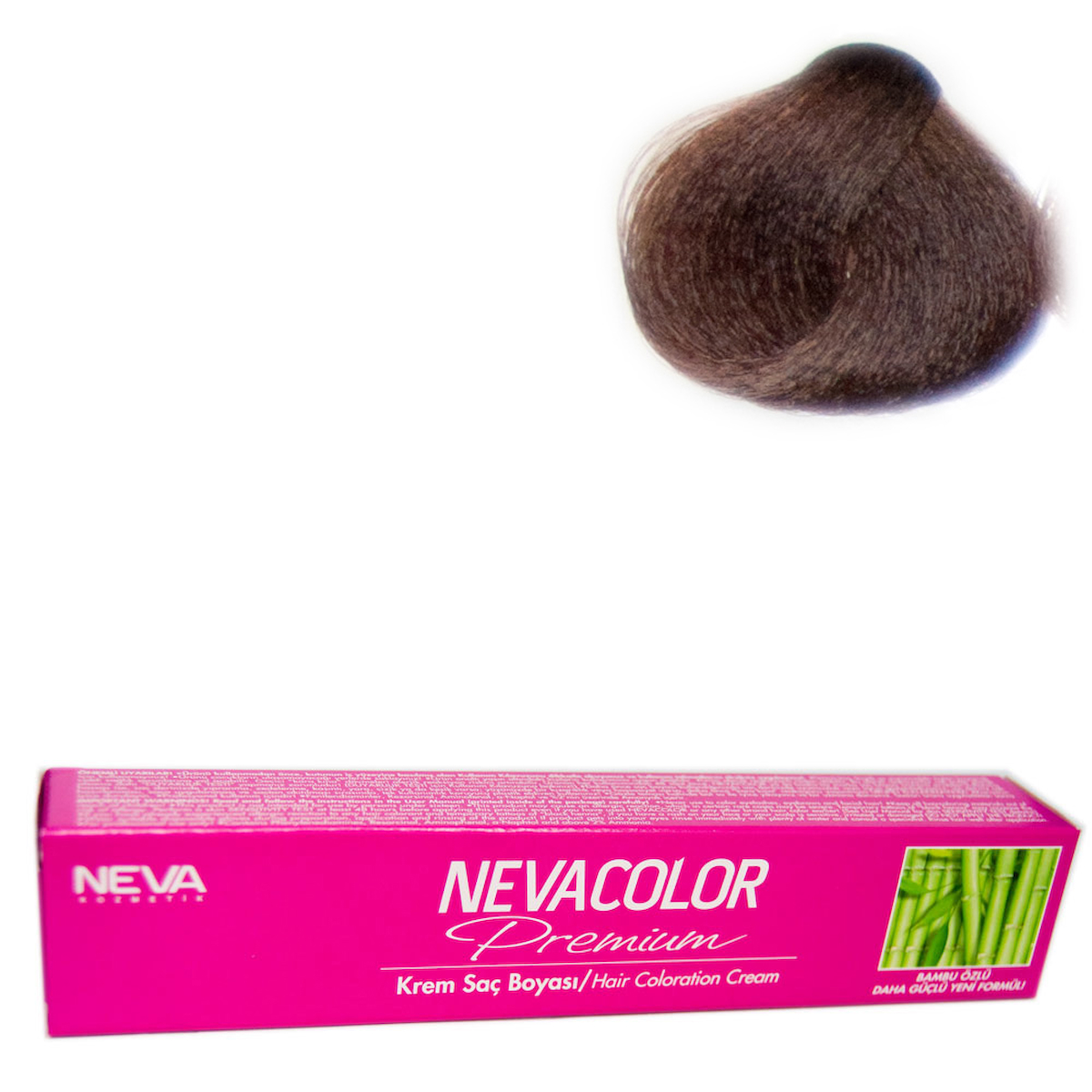 Neva Premium 6.3 Fındık Kabuğu Amonyaksız Vegan Krem Saç Boyası 4x50 ml