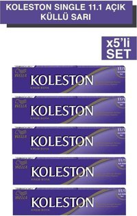 Wella Koleston 11.1 Açık Küllü Sarı Krem Saç Boyası 5x50 ml